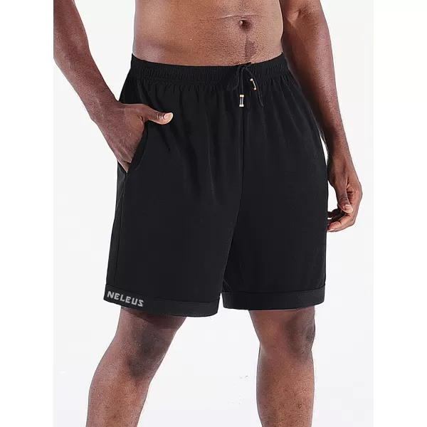 NELEUS Men's Lightweight Workout Athletic Shorts with Pockets