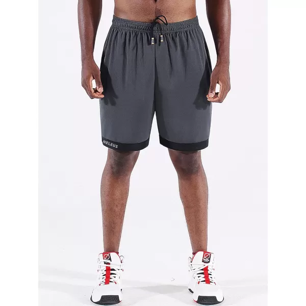 NELEUS Men's Lightweight Workout Athletic Shorts with Pockets