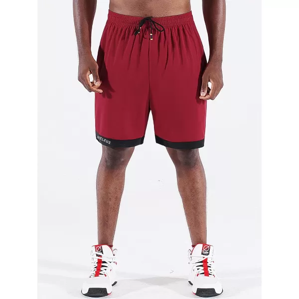 NELEUS Men's Lightweight Workout Athletic Shorts with Pockets