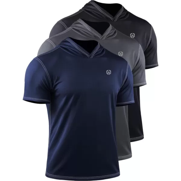 5118# Black/Grey/Navy Blue,3 Pack