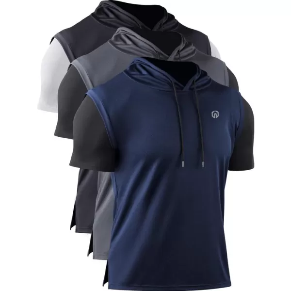 5123 Black/Grey/Navy Blue,3 Pack