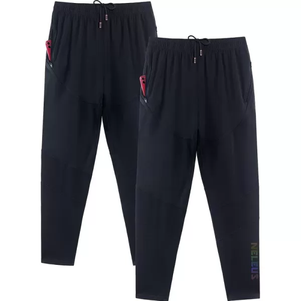 NELEUS Men's Workout Athletic Running Tapered Pants
