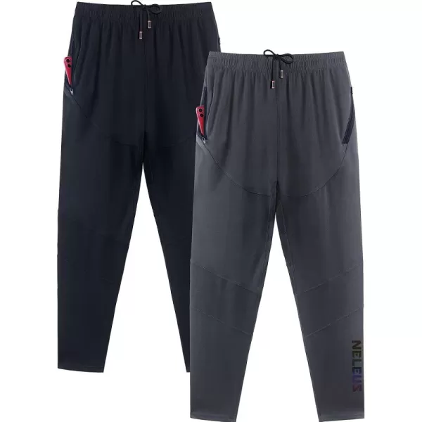 NELEUS Men's Workout Athletic Running Tapered Pants