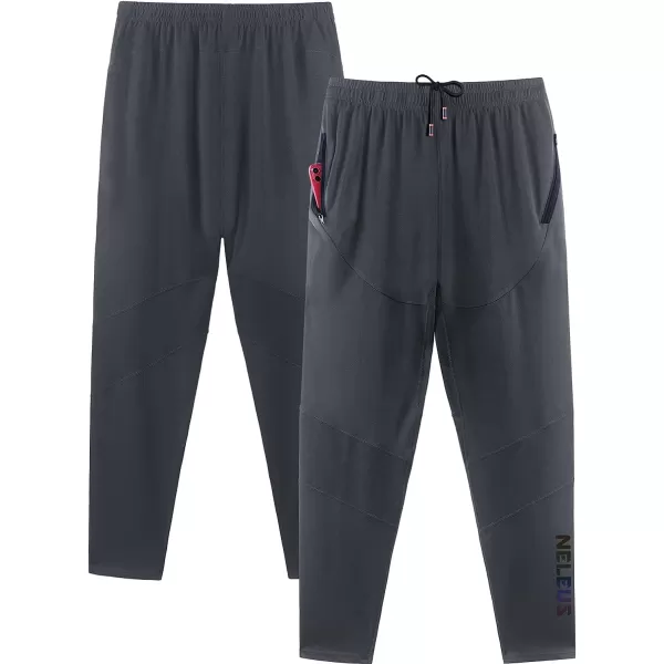 NELEUS Men's Workout Athletic Running Tapered Pants