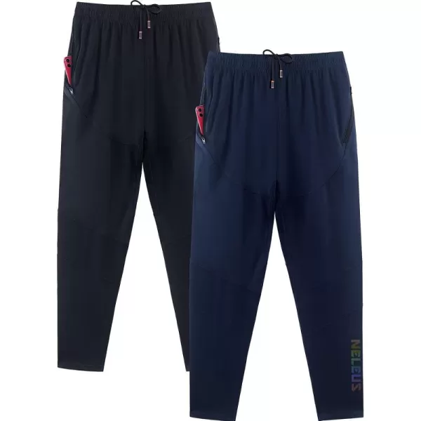 NELEUS Men's Workout Athletic Running Tapered Pants