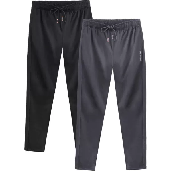 NELEUS Men's Workout Athletic Running Tapered Pants