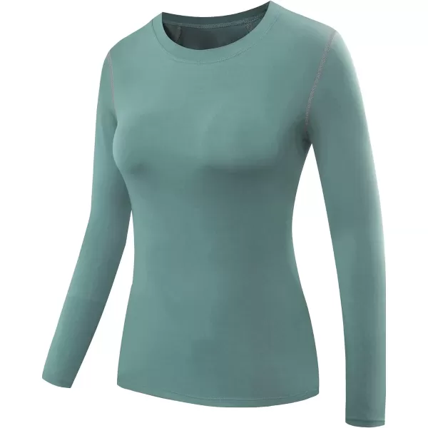 NELEUS Women's 3 Pack Athletic Compression Long Sleeve T Shirt Dry Fit