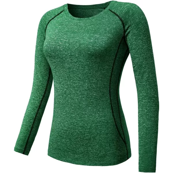 NELEUS Women's 3 Pack Compression Shirts Long Sleeve Yoga Athletic Running T Shirt