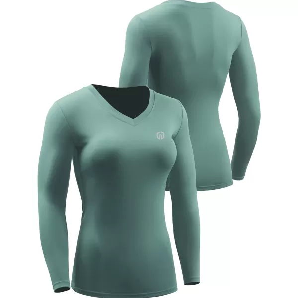 NELEUS Women's 3 Pack Compression Shirts Long Sleeve Yoga Athletic Running T Shirt