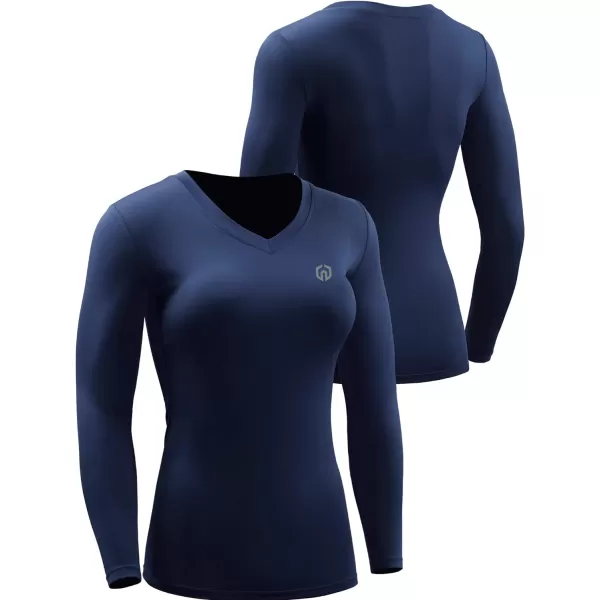 NELEUS Women's 3 Pack Compression Shirts Long Sleeve Yoga Athletic Running T Shirt