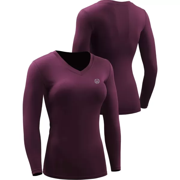NELEUS Women's 3 Pack Compression Shirts Long Sleeve Yoga Athletic Running T Shirt