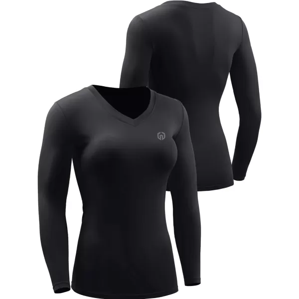 NELEUS Women's 3 Pack Compression Shirts Long Sleeve Yoga Athletic Running T Shirt