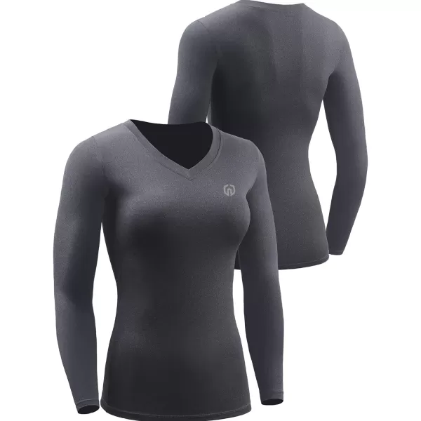 NELEUS Women's 3 Pack Compression Shirts Long Sleeve Yoga Athletic Running T Shirt