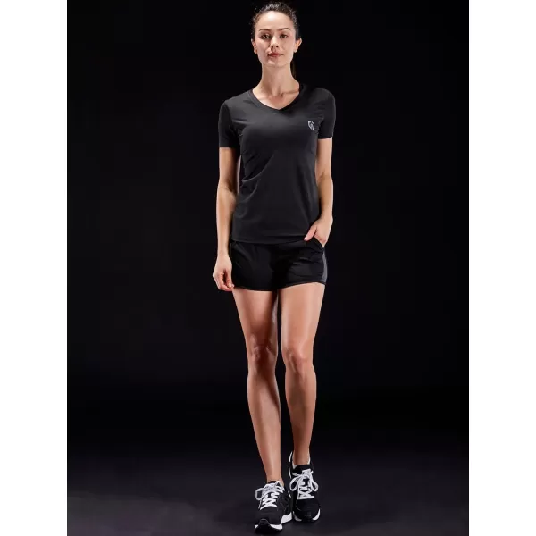 NELEUS Women's 3 Pack Compression Workout Athletic Shirt