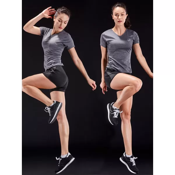 NELEUS Women's 3 Pack Compression Workout Athletic Shirt