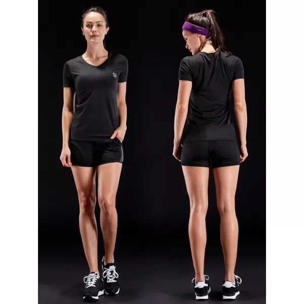 NELEUS Women's 3 Pack Compression Workout Athletic Shirt
