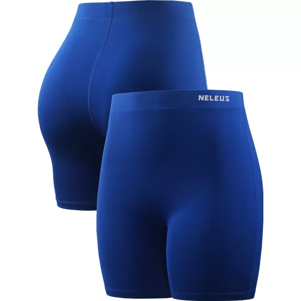 NELEUS Women's 4" Running Short 3 Pack High Waist Yoga Shorts