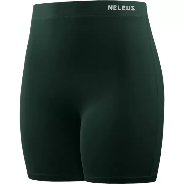 NELEUS Women's 4" Running Short 3 Pack High Waist Yoga Shorts