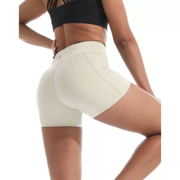 NELEUS Women's 4" Running Short 3 Pack High Waist Yoga Shorts