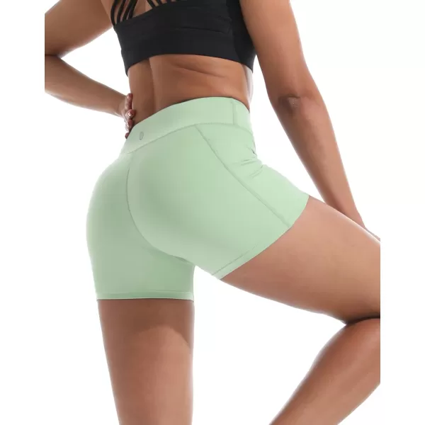 NELEUS Women's 4" Running Short 3 Pack High Waist Yoga Shorts