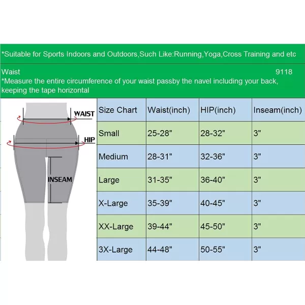 NELEUS Women's 4" Running Short 3 Pack High Waist Yoga Shorts