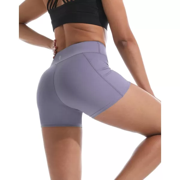 NELEUS Women's 4" Running Short 3 Pack High Waist Yoga Shorts