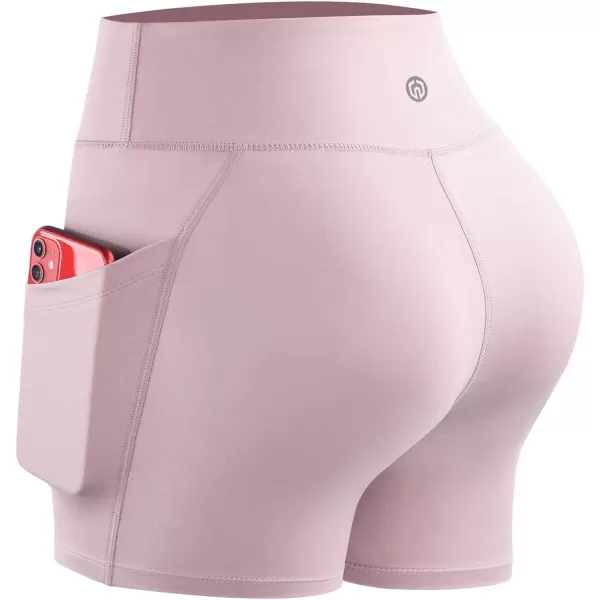 NELEUS Women's 4" Running Short 3 Pack High Waist Yoga Shorts