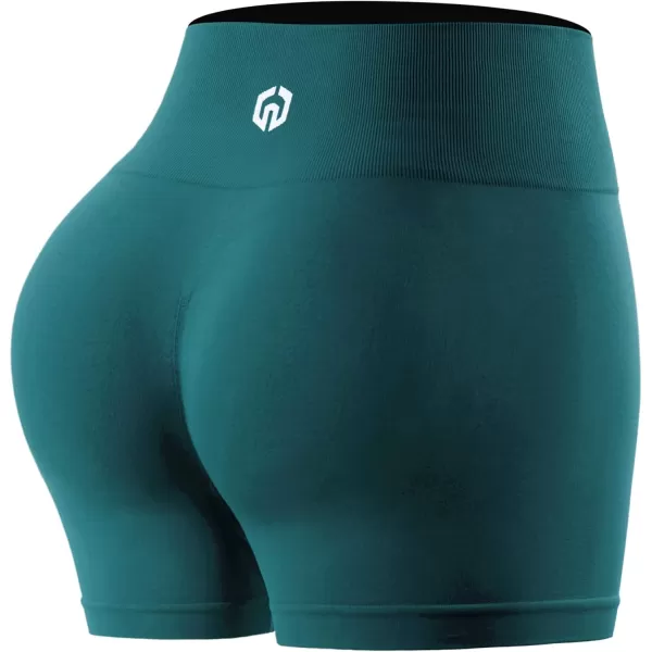 NELEUS Women's 4" Running Short 3 Pack High Waist Yoga Shorts