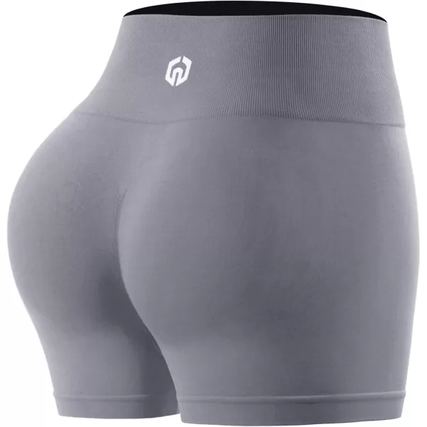 NELEUS Women's 4" Running Short 3 Pack High Waist Yoga Shorts
