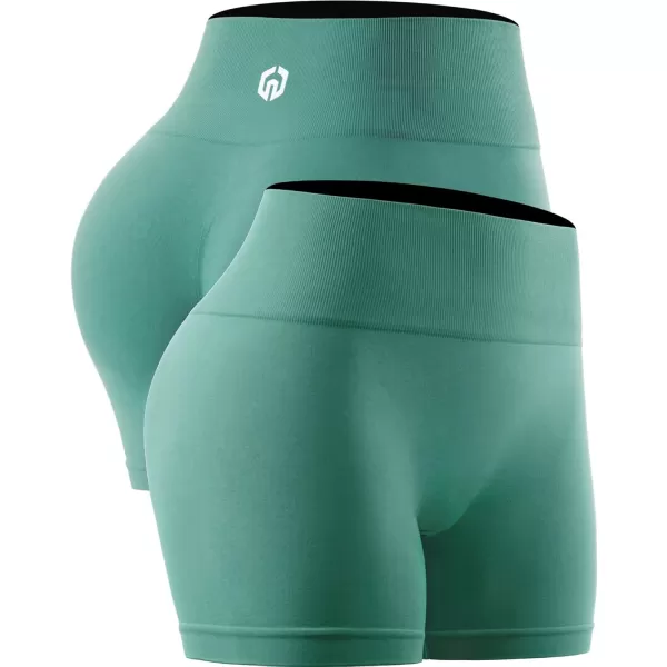 NELEUS Women's 4" Running Short 3 Pack High Waist Yoga Shorts