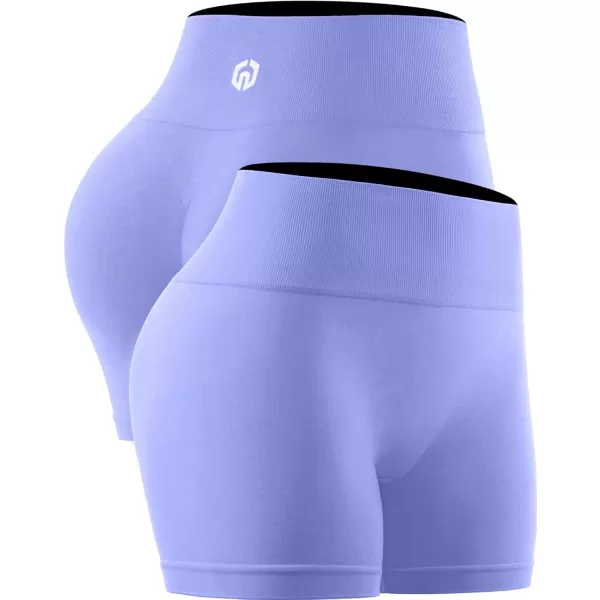 NELEUS Women's 4" Running Short 3 Pack High Waist Yoga Shorts