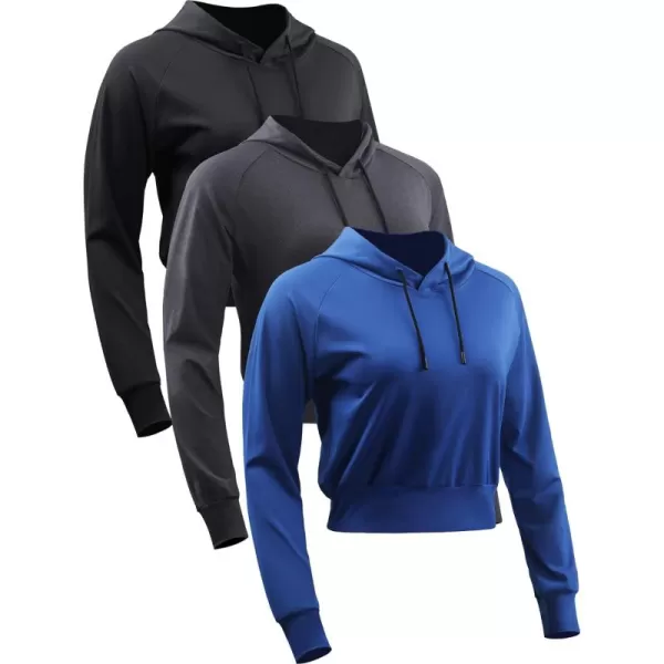 NELEUS Women's Athletic Sweatshirts Long Sleeve Running Shirts Workout Pullover Hoodies