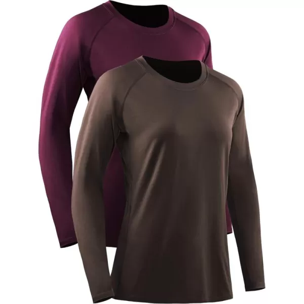 NELEUS Women's Dry Fit Workout Running Long Sleeve Shirt