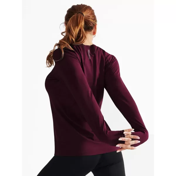 NELEUS Women's Dry Fit Workout Running Long Sleeve Shirt