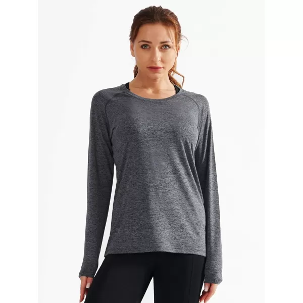 NELEUS Women's Dry Fit Workout Running Long Sleeve Shirt