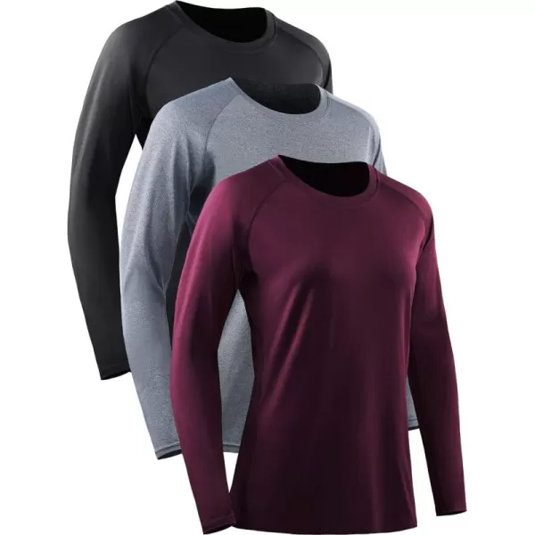 8065# 3 Pack,black/Grey/Burgundy