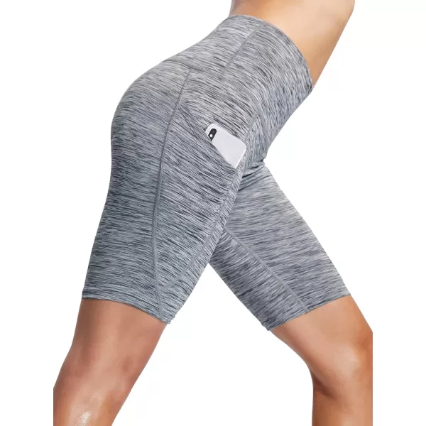 NELEUS Women's High Waist Yoga Shorts Tummy Control Workout Running Compression Shorts with Pocket