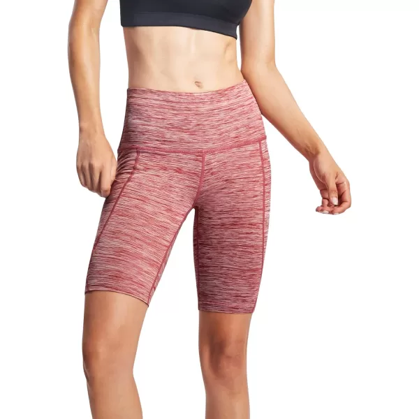 NELEUS Women's High Waist Yoga Shorts Tummy Control Workout Running Compression Shorts with Pocket