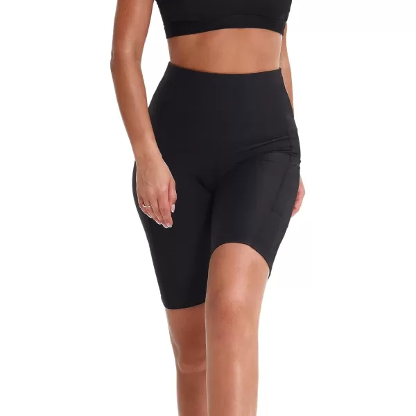 NELEUS Women's High Waist Yoga Shorts Tummy Control Workout Running Compression Shorts with Pocket