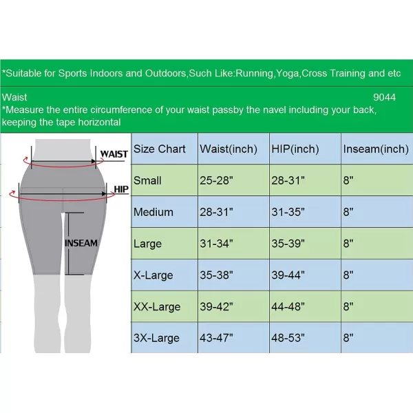 NELEUS Women's High Waist Yoga Shorts Tummy Control Workout Running Compression Shorts with Pocket
