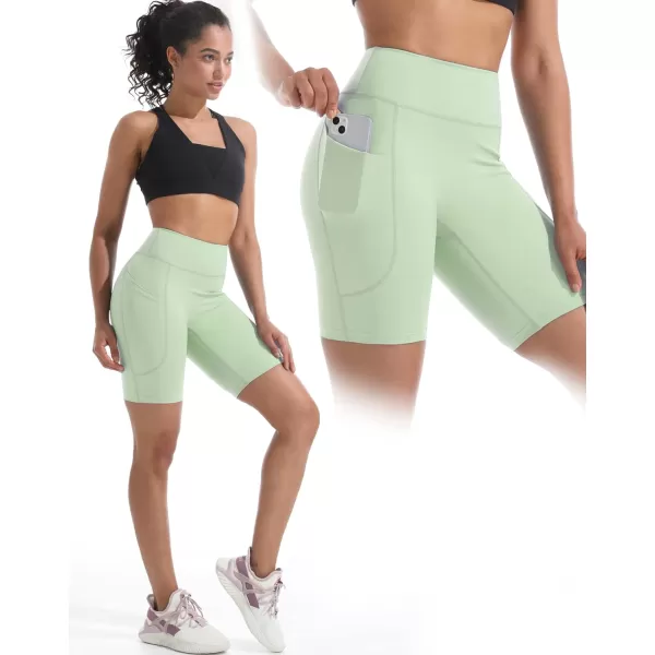 NELEUS Women's High Waist Yoga Shorts Tummy Control Workout Running Compression Shorts with Pocket