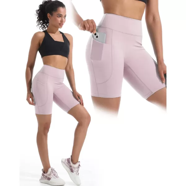 NELEUS Women's High Waist Yoga Shorts Tummy Control Workout Running Compression Shorts with Pocket