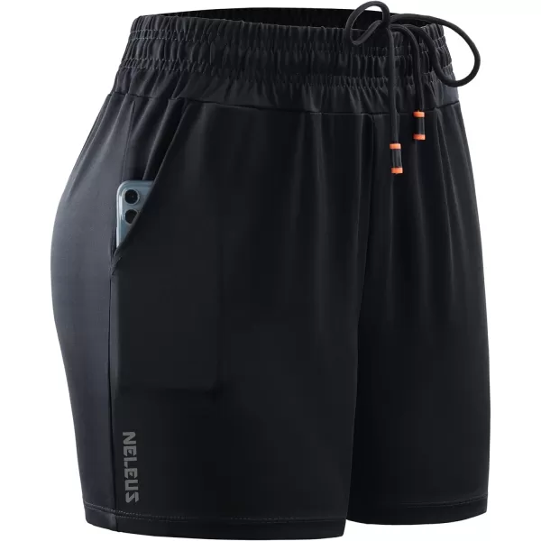 NELEUS Women's Lightweight Running Shorts Workout Athletic Short for Yoga with Pocket