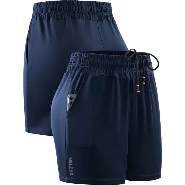 NELEUS Women's Lightweight Running Shorts Workout Athletic Short for Yoga with Pocket