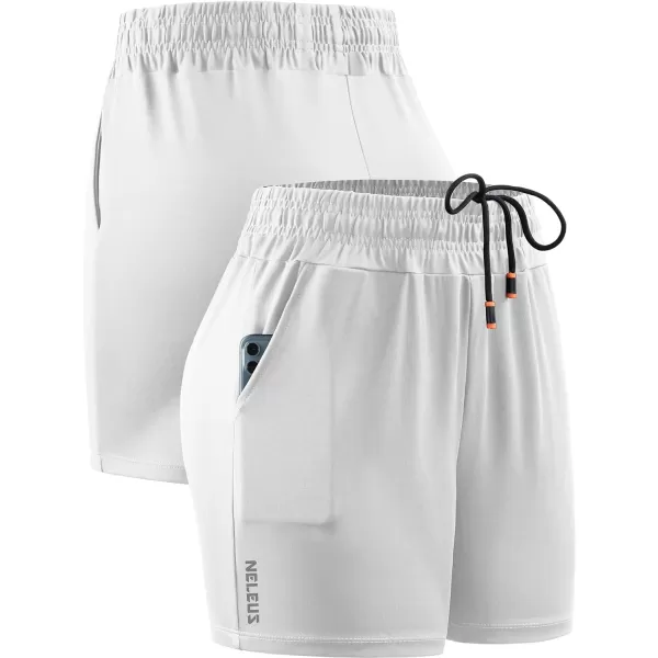 NELEUS Women's Lightweight Running Shorts Workout Athletic Short for Yoga with Pocket