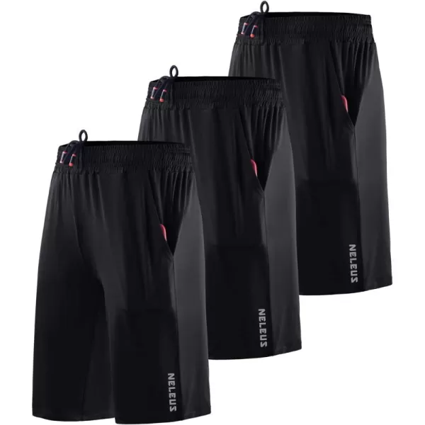 NELEUS Women's Lightweight Running Shorts Workout Athletic Short for Yoga with Pocket