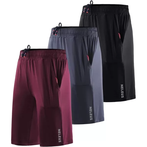 NELEUS Women's Lightweight Running Shorts Workout Athletic Short for Yoga with Pocket