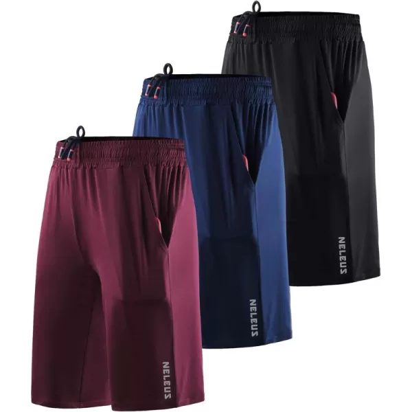 NELEUS Women's Lightweight Running Shorts Workout Athletic Short for Yoga with Pocket