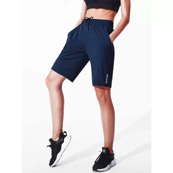 NELEUS Women's Lightweight Running Shorts Workout Athletic Short for Yoga with Pocket