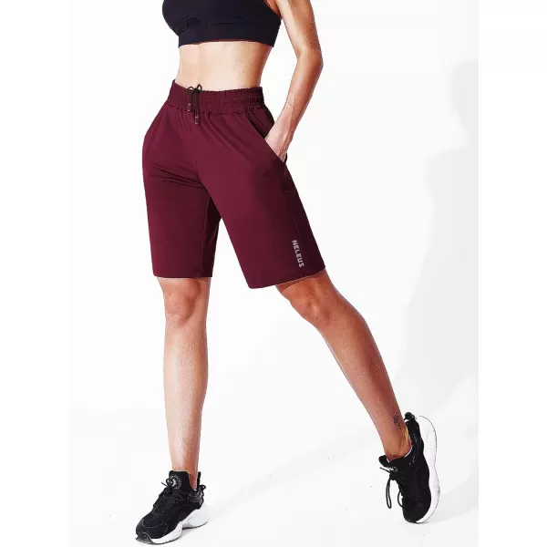 NELEUS Women's Lightweight Running Shorts Workout Athletic Short for Yoga with Pocket